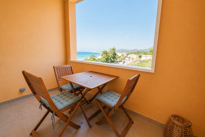 Grand studio Mezzanine sur la plage