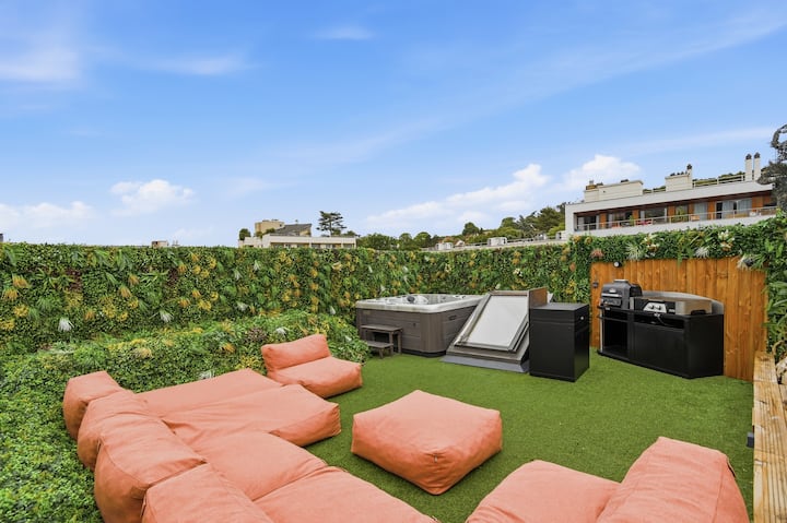 Rooftop porte de Paris - Spa - Cinema - Pergola - Apartment