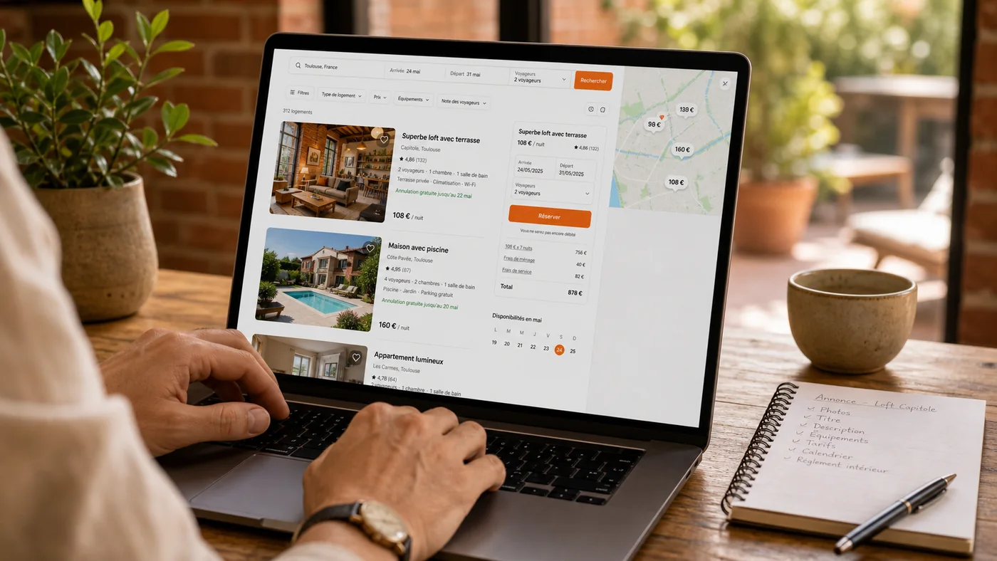 Annonces Airbnb à Toulouse — Cleerz à Toulouse